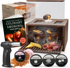 Culinary Smoker Box with Torch + Wood Chips | Medium Size