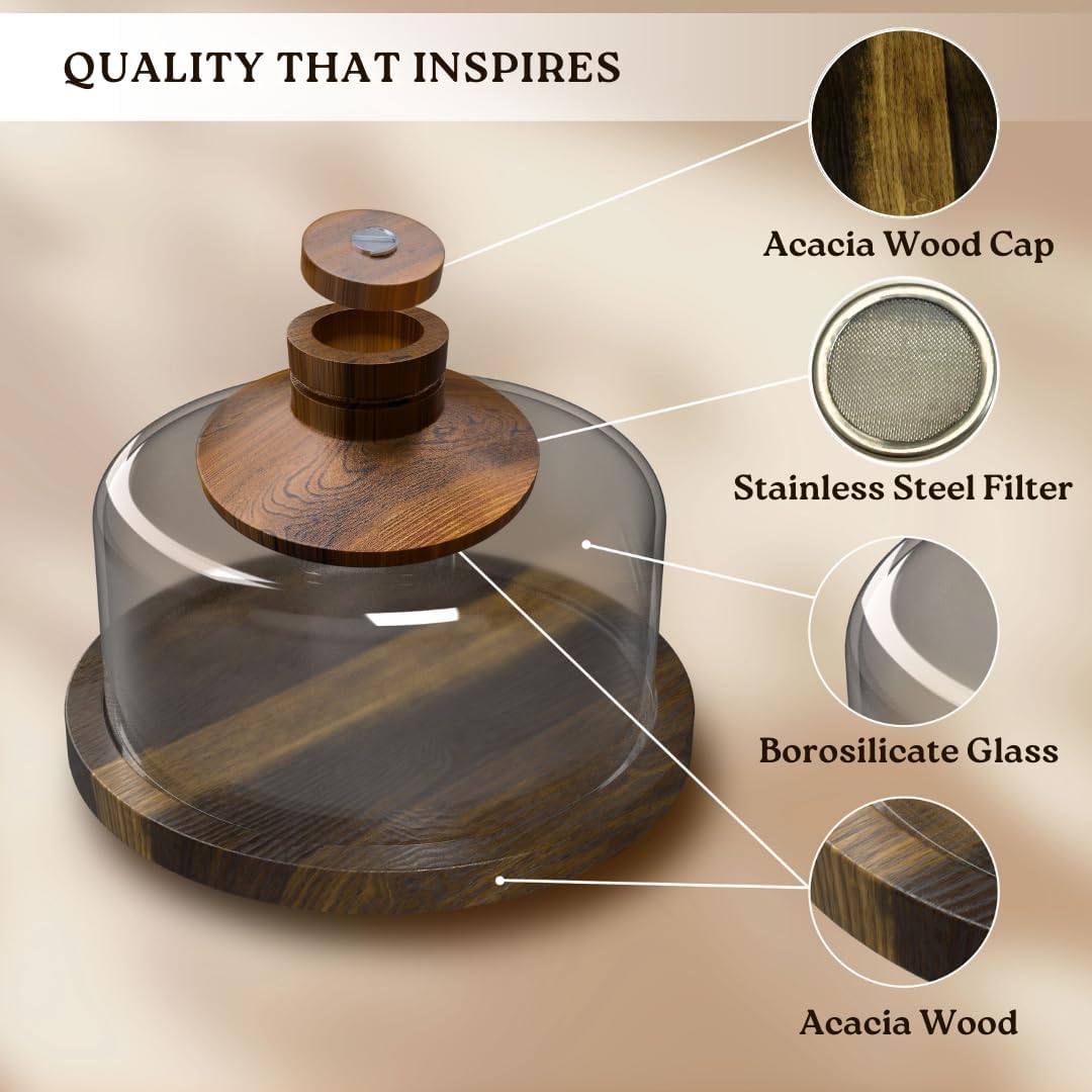 Cheese Board Smoker Set