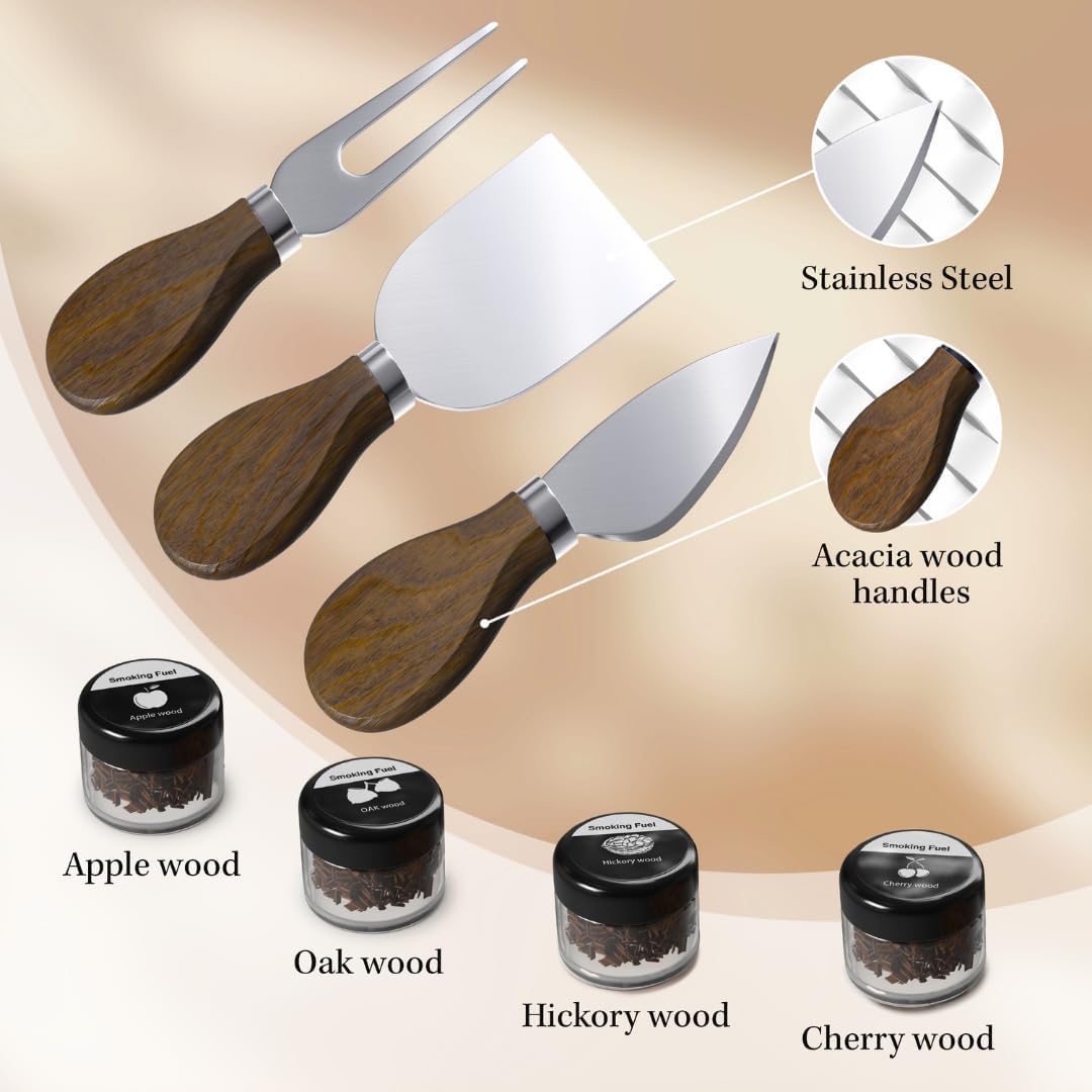 Cheese Board Smoker Set