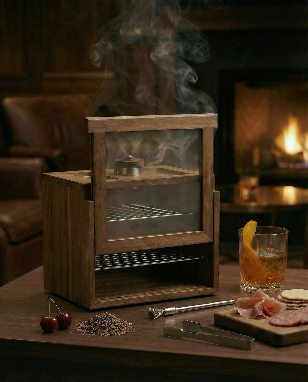 Tabletop Smoke Infuser - Fits 2 Glasses