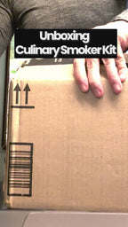 Culinary Smoker Box with Torch + Wood Chips | Medium Size